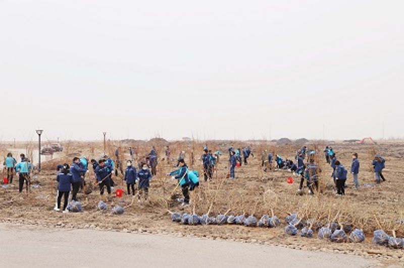 中國二十二冶集團華北公司組織開展義務(wù)植樹活動 (2)